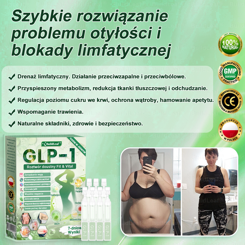 ⏰Zostało tylko kilka sztuk na magazynie! Skorzystaj z wyjątkowej zniżki -50%! Szczuplejsza sylwetka i więcej energii są w zasięgu ręki! Jeśli przegapisz tę okazję teraz, następna może pojawić się dopiero w przyszłym roku! ⏰ BuildLeaf®